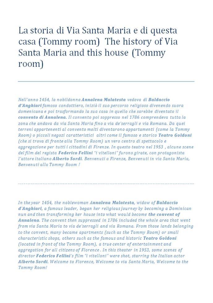 Tommyroom Floransa Dış mekan fotoğraf